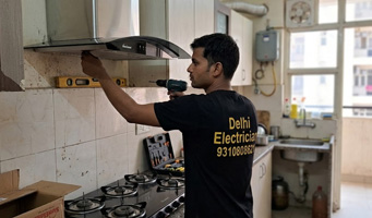 Chimney fitting in Delhi by Delhi Electrician